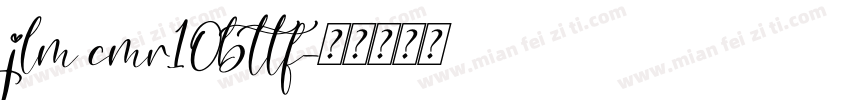 jlm cmr10bttf字体转换